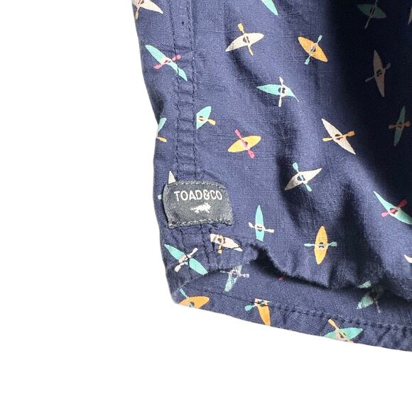 Toad & Co | Men | Fletch Organic Cotton Kayak Ripstop SS Button Up Shirt | Large - Picture 11 of 12